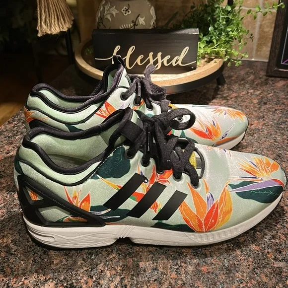 GUC adidas Originals ZX Flux Tropical
Running Sneaker(size 8 men’s) 9.5 women’s - Picture 4 of 10